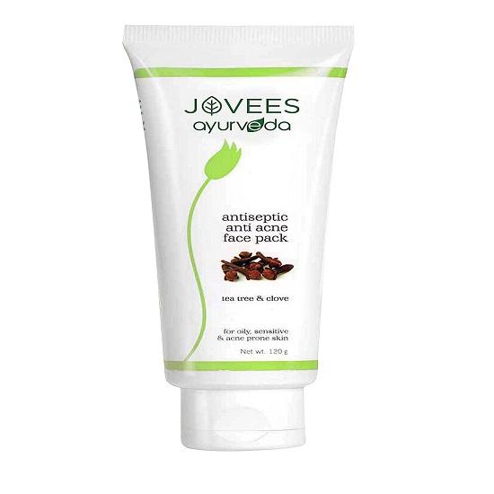 Антисептическая маска для лица Jovees Ayurveda с чайным деревом и гвоздикой против прыщей 120 г
Антисептическая маска для лица Jovees Ayurveda с чайным деревом и гвоздикой против прыщей 120 г