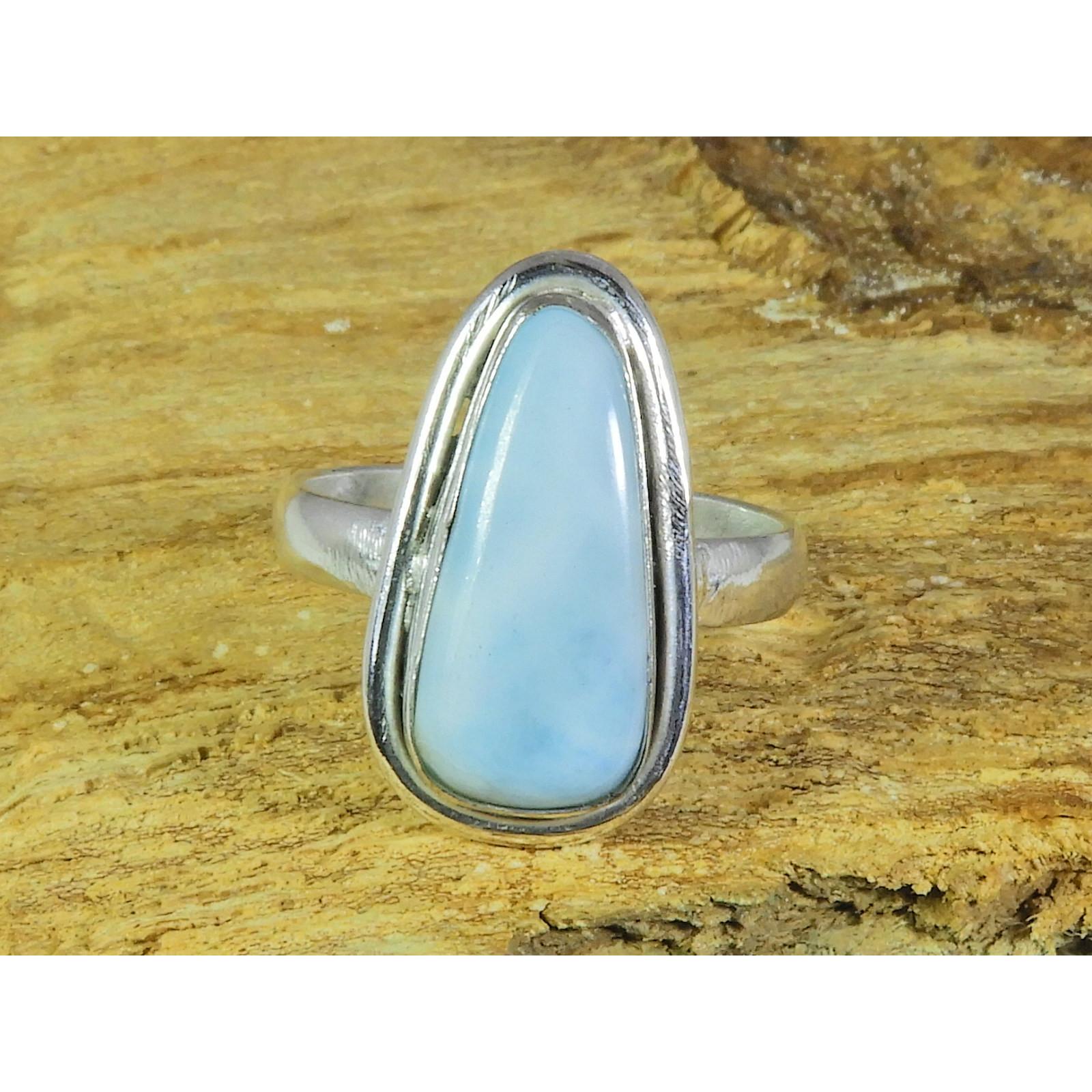 Natural Larimar Pectolite 925 Solid Sterling Silver Ring Size US-7 PG-74
Natural Larimar Pectolite 925 Solid Sterling Silver Ring Size US-7 PG-74