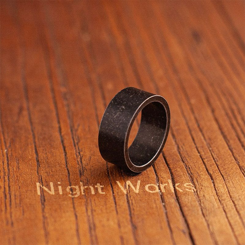 Night Works Dark Eclipse Fashion Retro Dark Normcore Geometric Simple Bracelet Ancient Black Ring Male and Female Large Size Cylindrical Us Size 13
Night Works Dark Eclipse Fashion Retro Dark Normcore Geometric Simple Bracelet Ancient Black Ring Male and Female Large Size Cylindrical Us Size 13