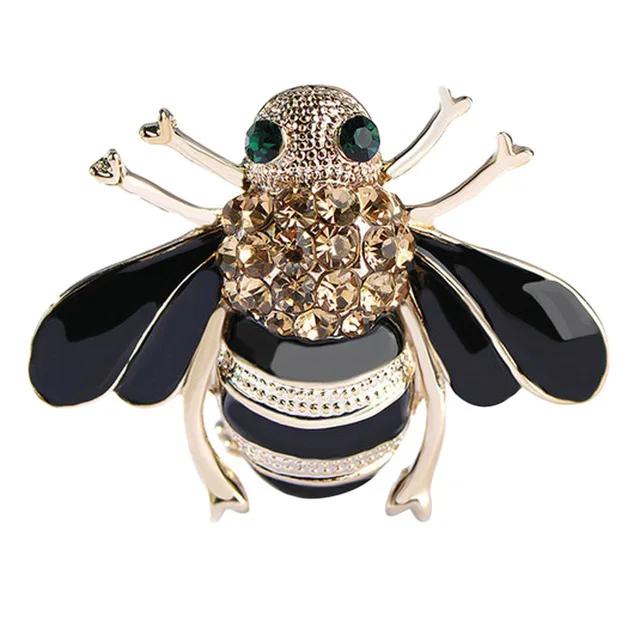 Exquisite Cute Bee Broochs for Women Luxury Black Enamel Crystal Zircon Anime Pins for Backpacks Jewelry Accessories Friend Gift
Exquisite Cute Bee Broochs for Women Luxury Black Enamel Crystal Zircon Anime Pins for Backpacks Jewelry Accessories Friend Gift