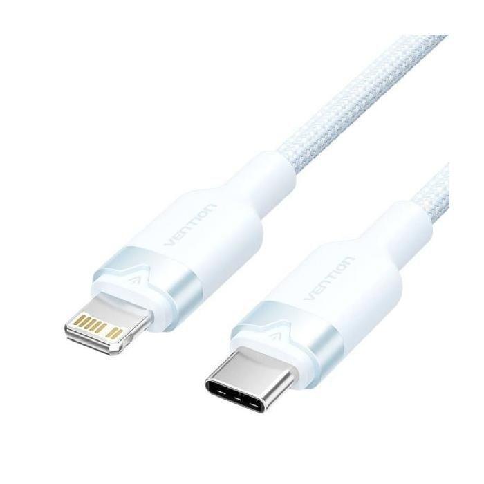 Vention LALSF- USB Type-C to Lightning Cable - Male USB Type-C - Male Lightning - 27W - 480Mbps - 1m - Blue
Vention LALSF- USB Type-C to Lightning Cable - Male USB Type-C - Male Lightning - 27W - 480Mbps - 1m - Blue