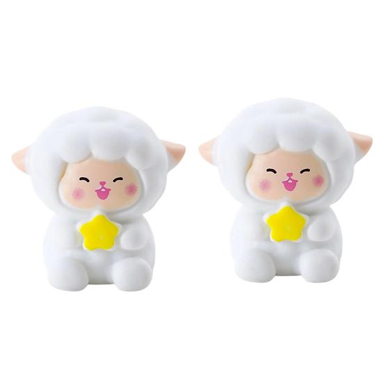 2Pcs Mini Resin White Miniature Sheep Figurines Tiny Resin Sheeps Figures Small Animals Lamb Figurine for Desk, Car Accessories E
2Pcs Mini Resin White Miniature Sheep Figurines Tiny Resin Sheeps Figures Small Animals Lamb Figurine for Desk, Car Accessories E