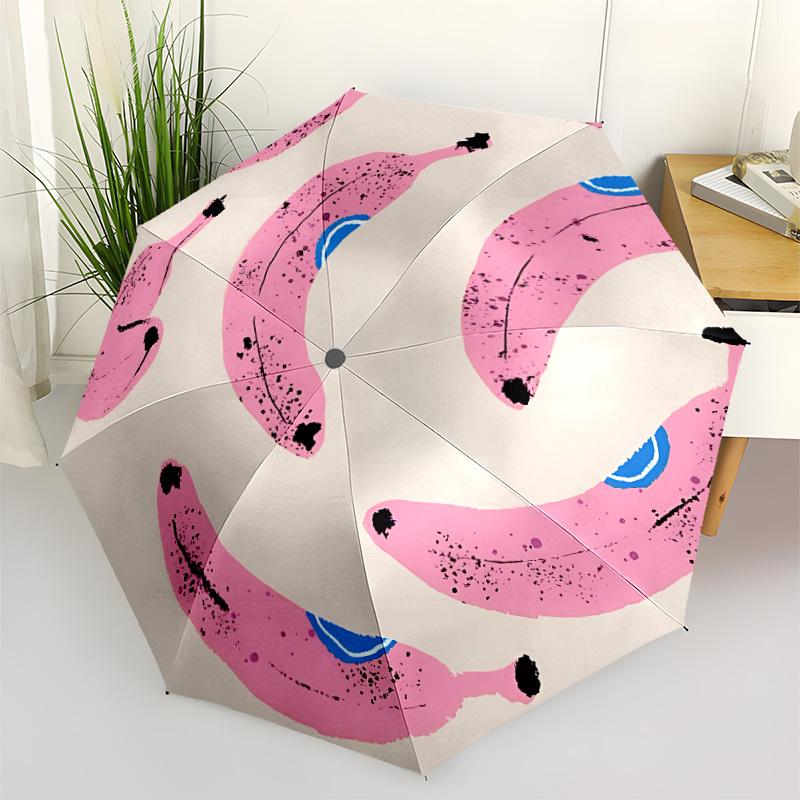 1pc Pink Bananas Open/Close Folding Umbrella, All- Portable Umbrella for & Men, Stylish Accessory (Holiday Gift) 8-Rib yy251213129
1pc Pink Bananas Open/Close Folding Umbrella, All- Portable Umbrella for & Men, Stylish Accessory (Holiday Gift) 8-Rib yy251213129