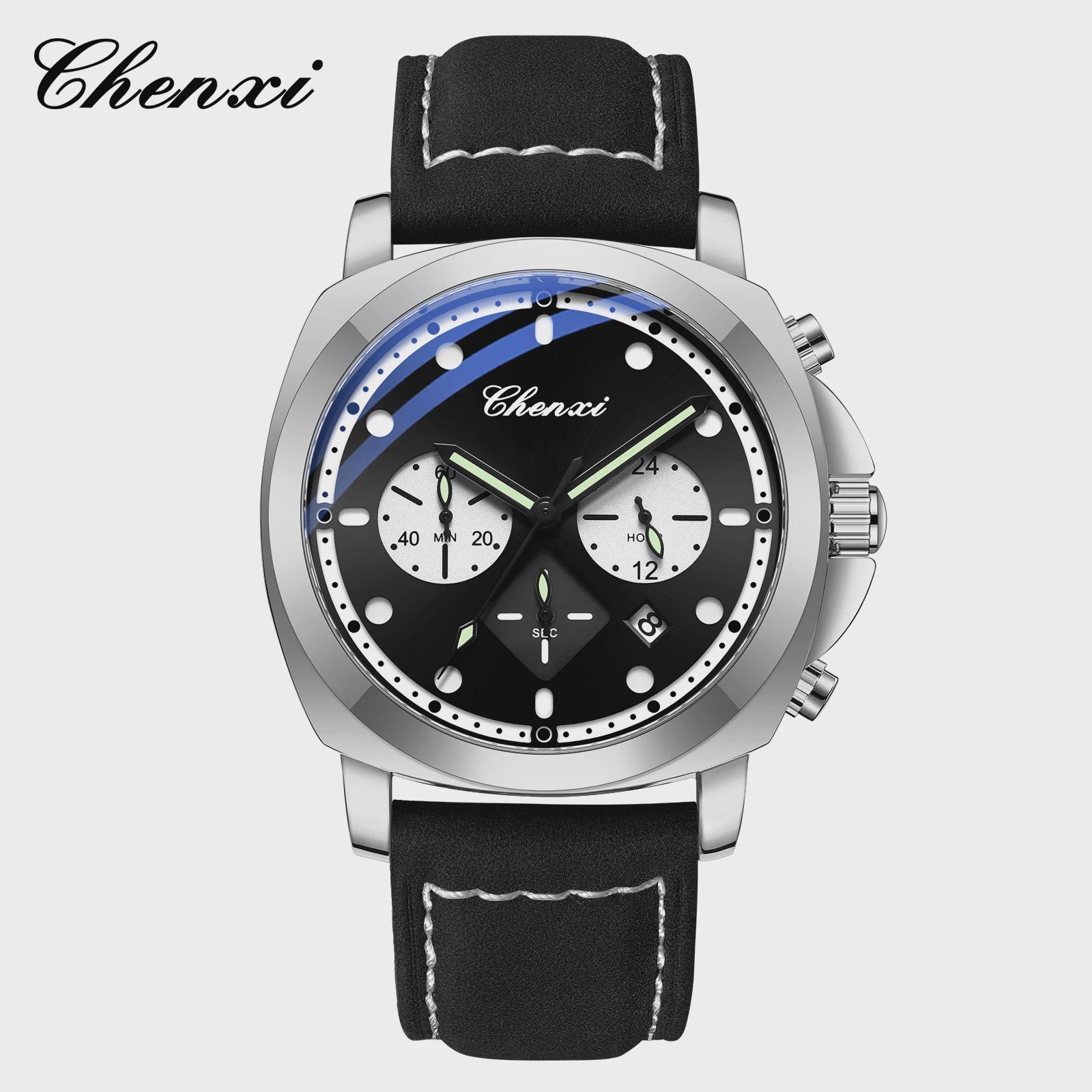 Fashion Men Watch Waterproof Luminous Chronograph Military Male Clock Leather Luxury Quartz Men s Watches срібний/чорний
Fashion Men Watch Waterproof Luminous Chronograph Military Male Clock Leather Luxury Quartz Men s Watches срібний/чорний