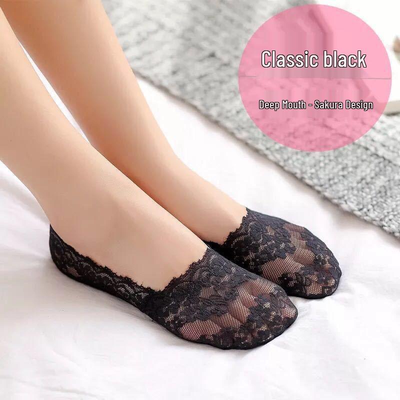Women s Summer Lace Trim Non-Slip Low-Cut Socks for Heels Bare Socks
Women s Summer Lace Trim Non-Slip Low-Cut Socks for Heels Bare Socks