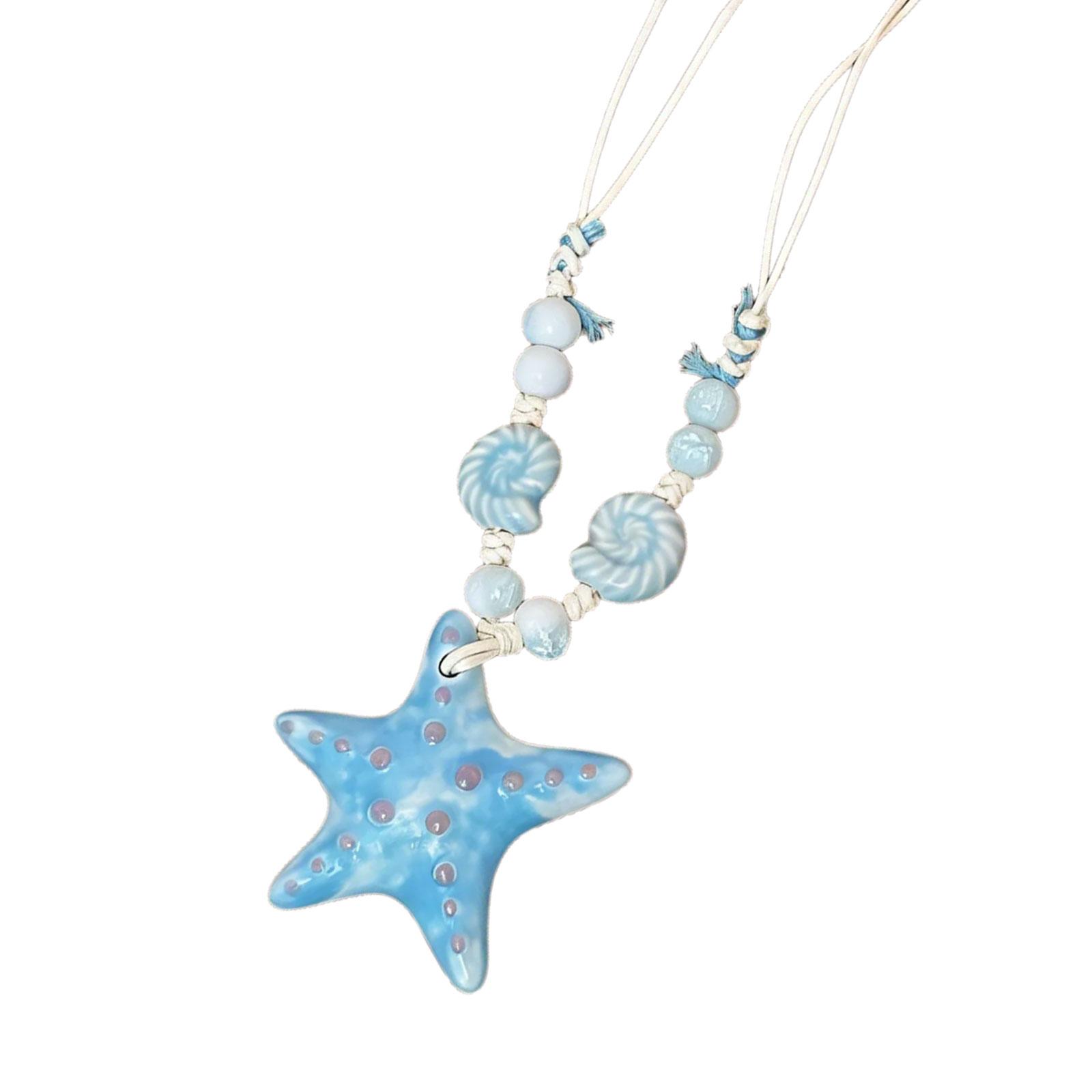 Trendy Sea Inspired Beaded Necklace With Starfish And Shell Details Stylish Vacation Accessory Ideal For Gift Giving небесно-голубой
Trendy Sea Inspired Beaded Necklace With Starfish And Shell Details Stylish Vacation Accessory Ideal For Gift Giving небесно-голубой