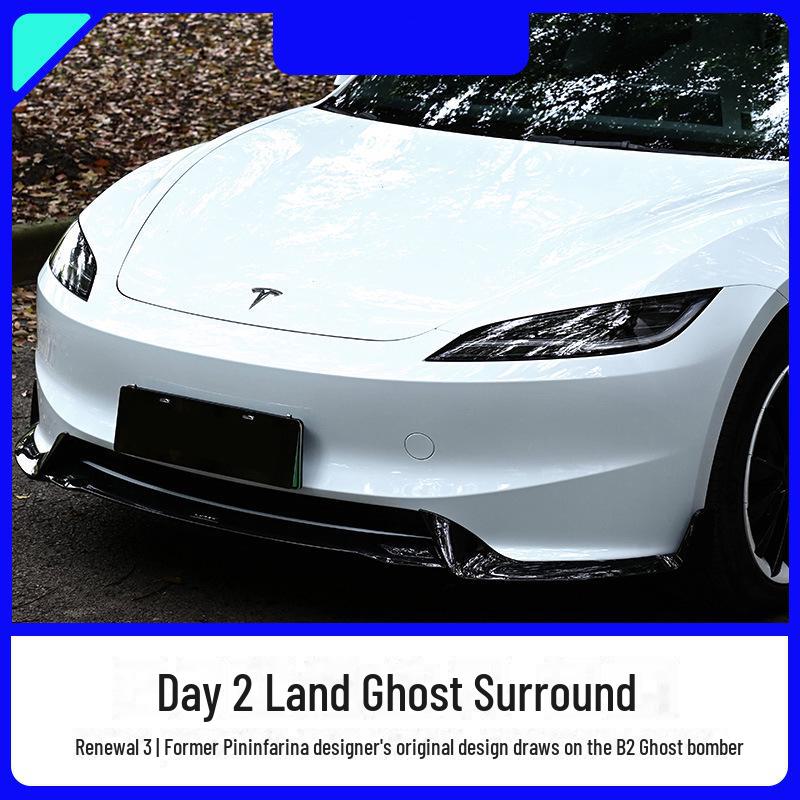Tesla Model 3 Sport Appearance Full Kit: Front Spoiler, Rear Lip, and Rear Wing MODEL3-Rear corner
Tesla Model 3 Sport Appearance Full Kit: Front Spoiler, Rear Lip, and Rear Wing MODEL3-Rear corner
