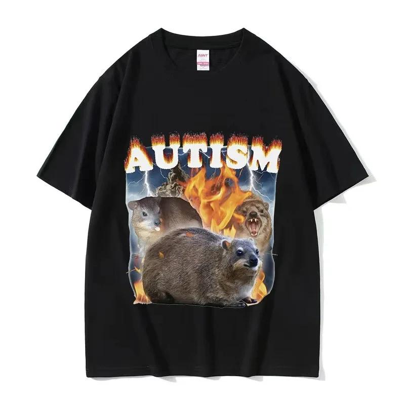 Funny Autism Hyrax Meme T Shirt Men Fashion O-Neck High Quality Fashion T-shirts Unisex Retro Oversized Cotton T-shirt S
Funny Autism Hyrax Meme T Shirt Men Fashion O-Neck High Quality Fashion T-shirts Unisex Retro Oversized Cotton T-shirt S