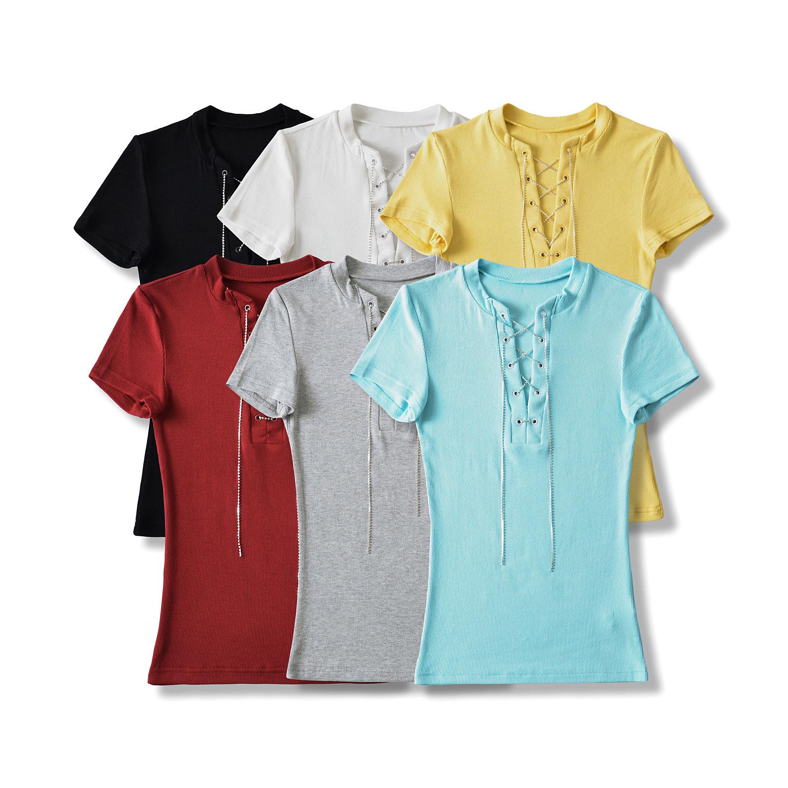 Spicy Girl Cross-Tie Short Sleeve Top - Spring/Summer 2025 Slim Fit Tee Small чёрный
Spicy Girl Cross-Tie Short Sleeve Top - Spring/Summer 2025 Slim Fit Tee Small чёрный