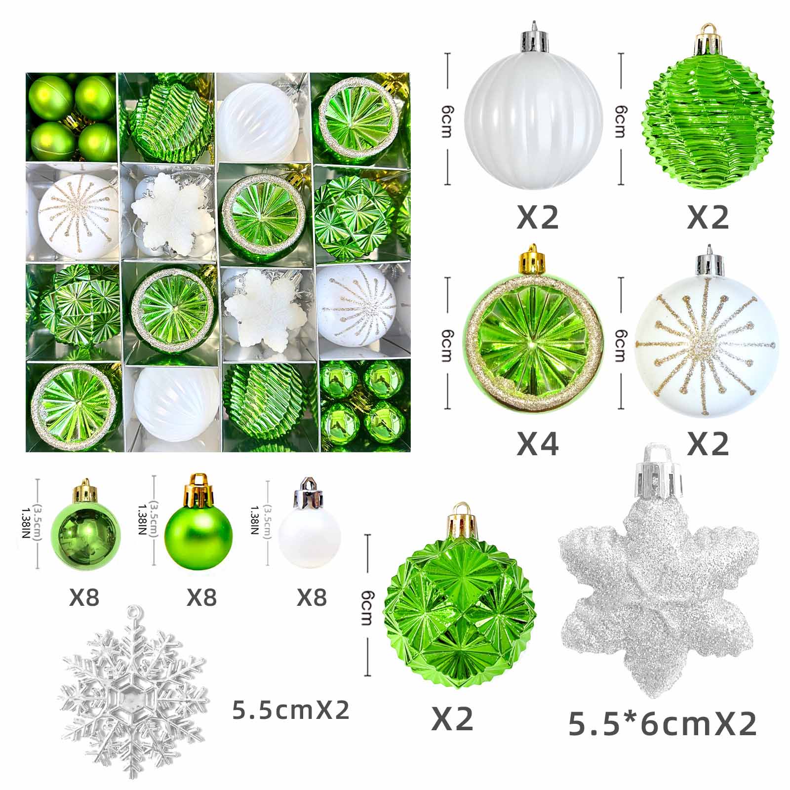 Decorative Snowflake House Ornament, Heart Star Shaped Plastic Painted Pendant, Christmas Tree Hanging Decoration One Size
Decorative Snowflake House Ornament, Heart Star Shaped Plastic Painted Pendant, Christmas Tree Hanging Decoration One Size