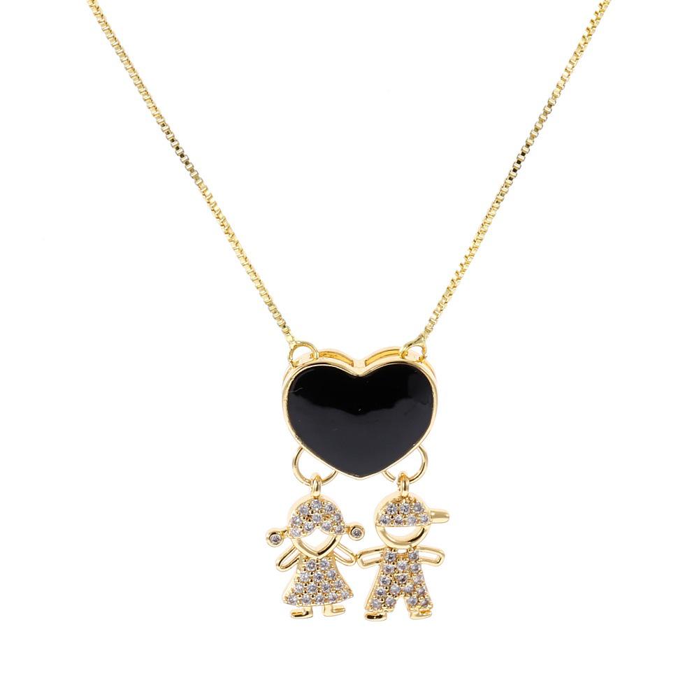 Trendy Heart Pendant Necklace for Boys and Girls - European American Style Couple Chain
Trendy Heart Pendant Necklace for Boys and Girls - European American Style Couple Chain