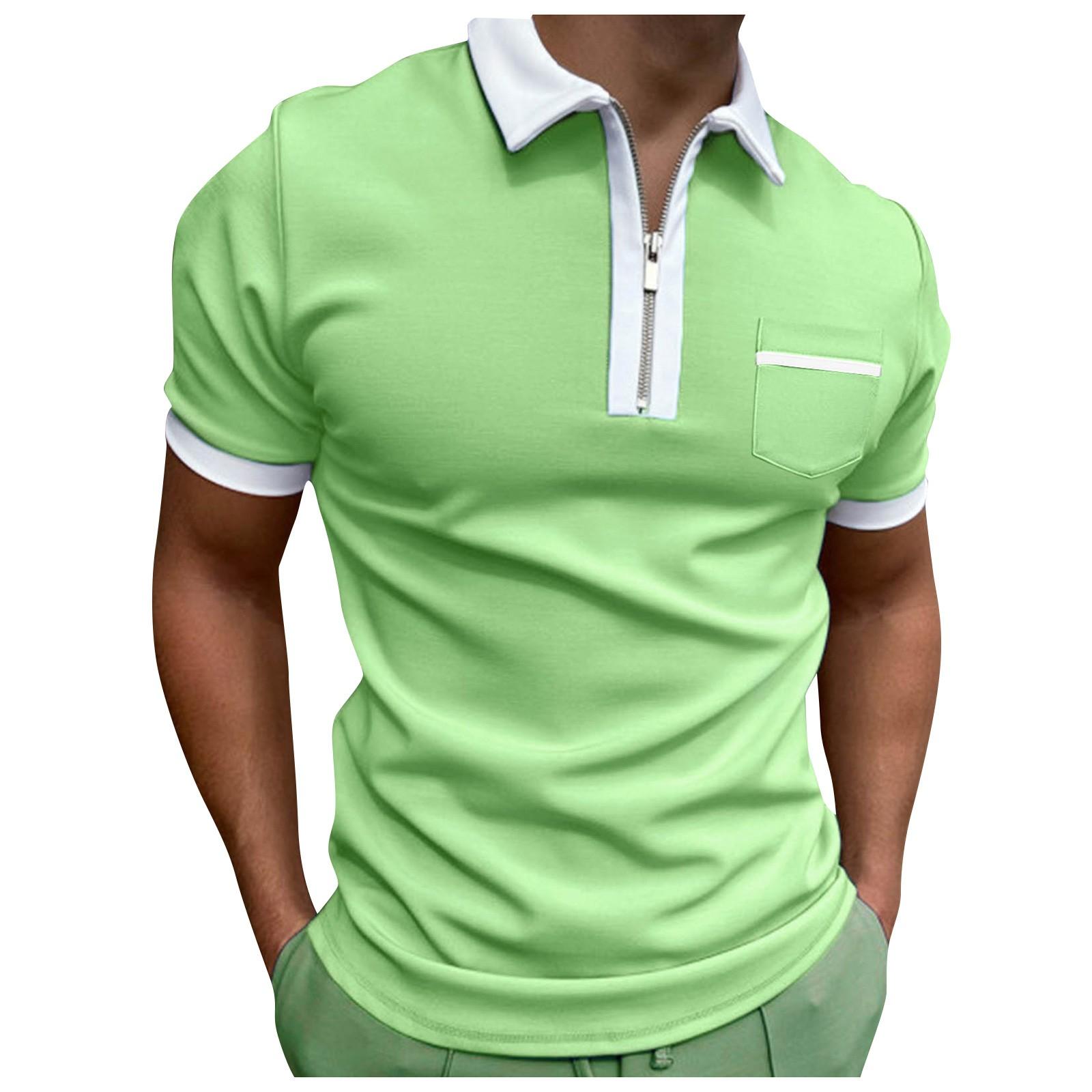 (Куниде) Мужская летняя футболка с карманами и отворотами, мужская рубашка на молнии, приталенные повседневные топы для гольфа с короткими рукавами XXXL зелёный
(Куниде) Мужская летняя футболка с карманами и отворотами, мужская рубашка на молнии, приталенные повседневные топы для гольфа с короткими рукавами XXXL зелёный