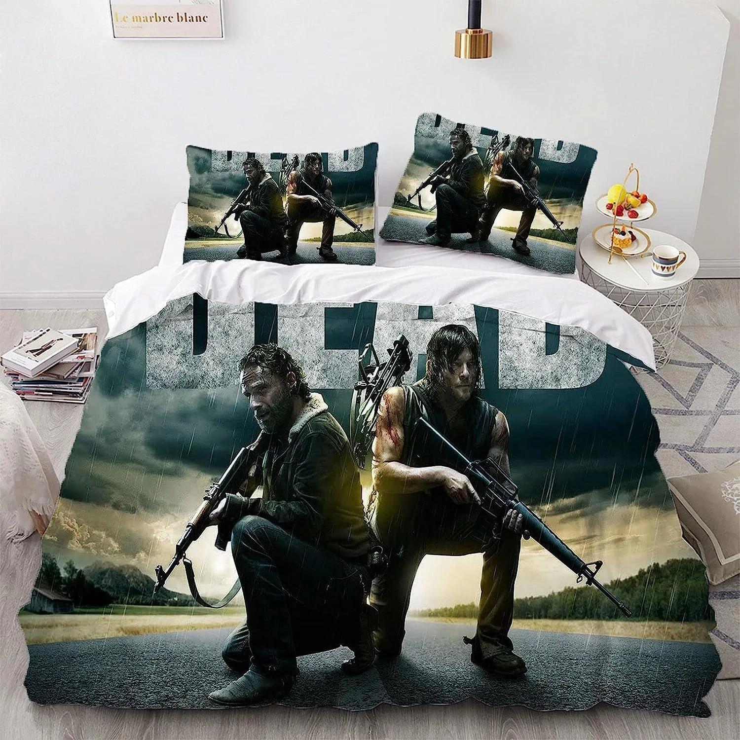 The Walking Dead Printed Bedding Sets Exquisite Bed Supplies Set Duvet Cover Bed Comforter Set Luxury Birthday Gift AU Single(140*210cm)3pcs
The Walking Dead Printed Bedding Sets Exquisite Bed Supplies Set Duvet Cover Bed Comforter Set Luxury Birthday Gift AU Single(140*210cm)3pcs