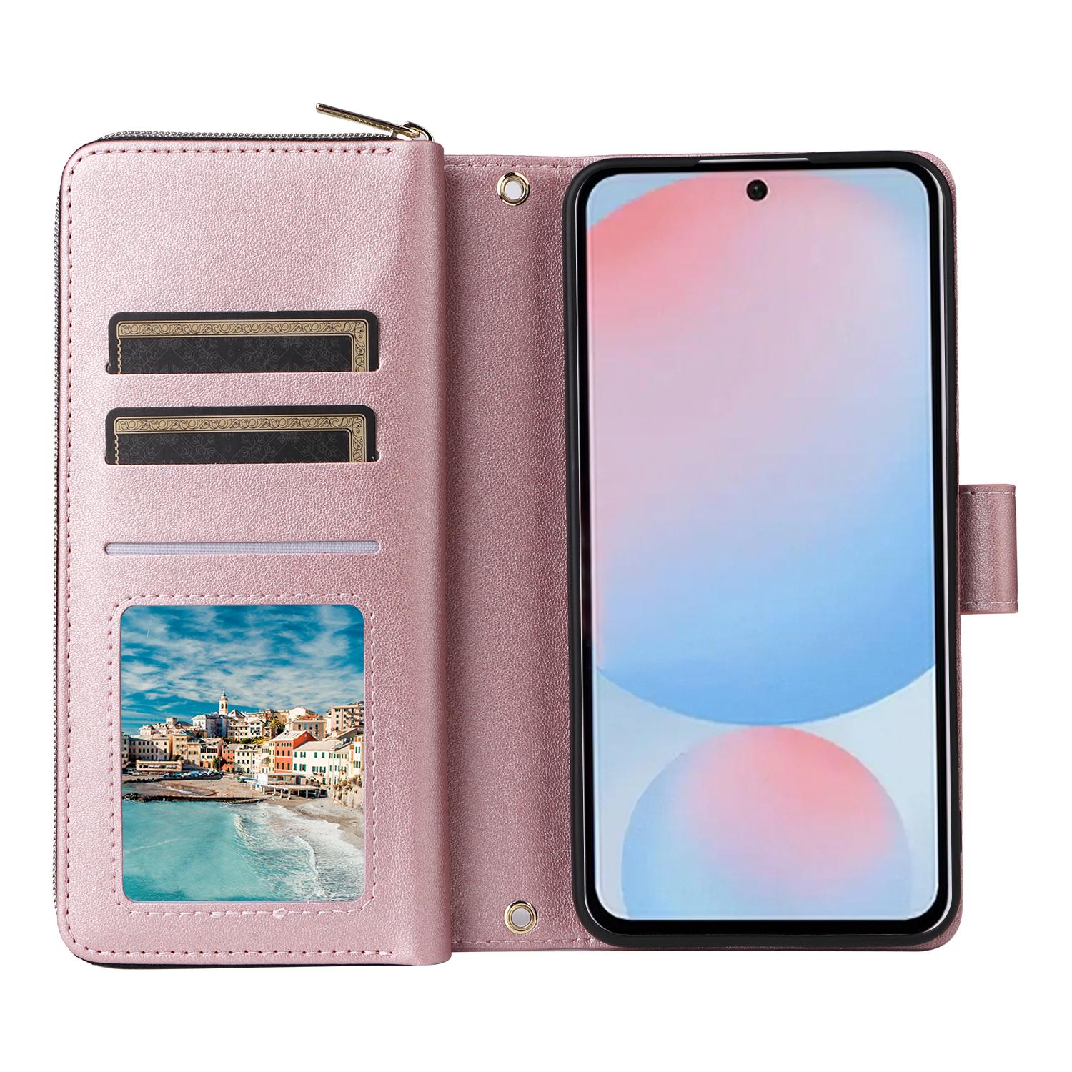 For Samsung Galaxy A36 5G Case Zipper Pocket PU Leather Cover with 9 Card Slots Dark Purple
For Samsung Galaxy A36 5G Case Zipper Pocket PU Leather Cover with 9 Card Slots Dark Purple