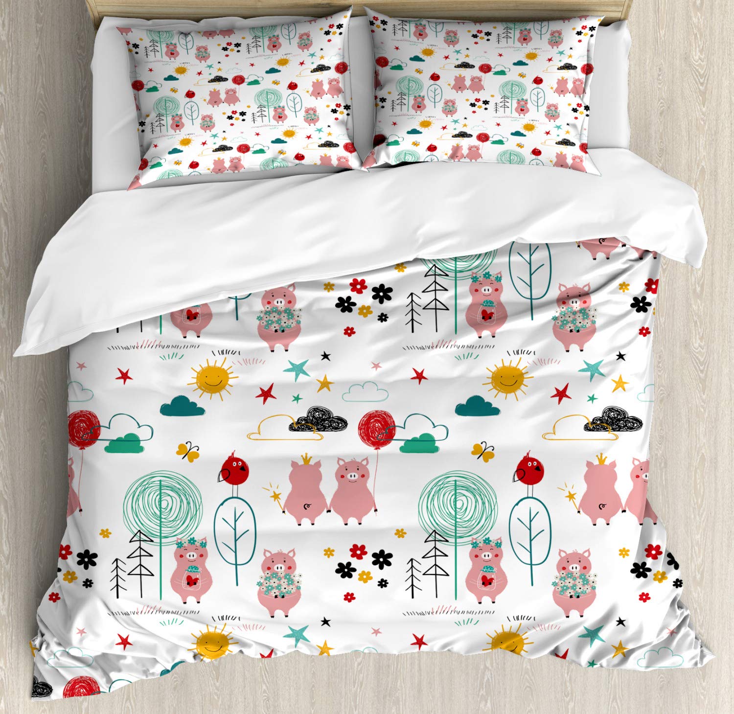 Nursery Bed Cover Package Cartoon Styled Cats Bats And Skulls Japanese Inspired Kawaii Design Queen Size Size Twin Size Bed Cover Package EU single(135x200cm)
Nursery Bed Cover Package Cartoon Styled Cats Bats And Skulls Japanese Inspired Kawaii Design Queen Size Size Twin Size Bed Cover Package EU single(135x200cm)