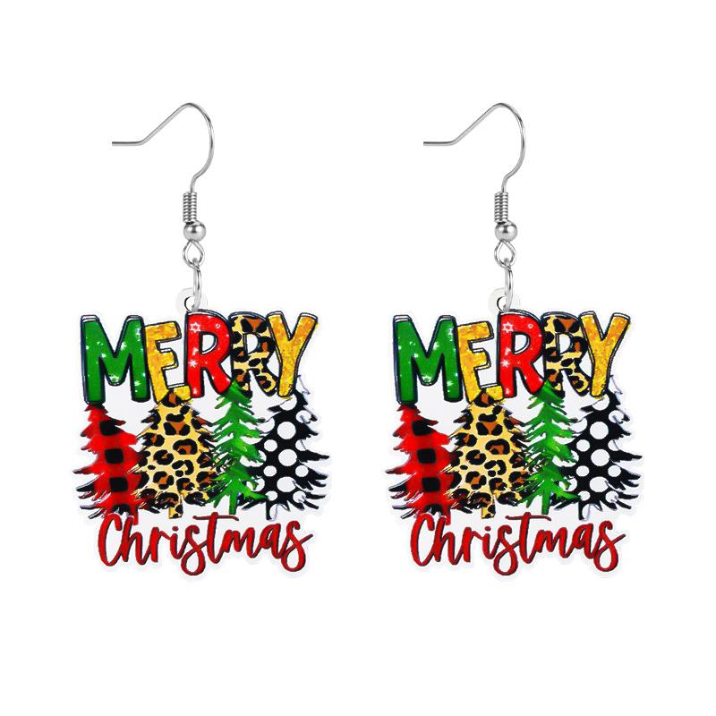 1 Pair of Christmas Tree Acrylic Earrings, Creative Christmas Atmosphere Decoration Holiday Gifts Party Gifts for Women and Girls
1 Pair of Christmas Tree Acrylic Earrings, Creative Christmas Atmosphere Decoration Holiday Gifts Party Gifts for Women and Girls