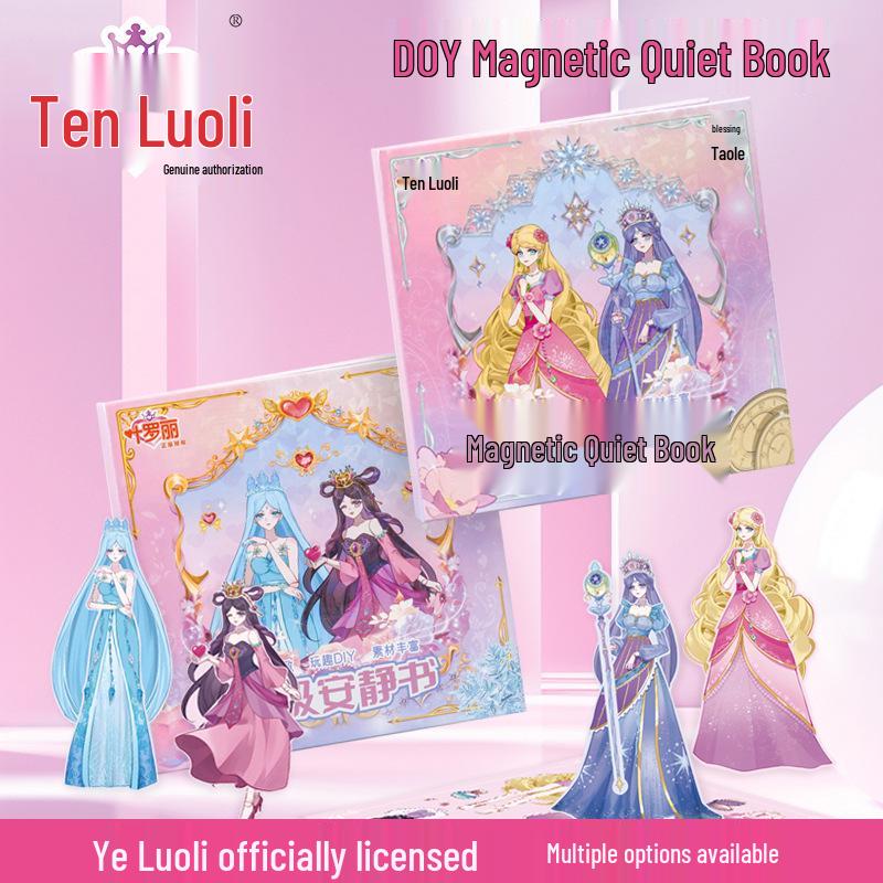 Ye Luoli Kids Magnetic Dress-Up Quiet Book with Pre-Cut Stickers - DIY Gift for Boys and Girls
Ye Luoli Kids Magnetic Dress-Up Quiet Book with Pre-Cut Stickers - DIY Gift for Boys and Girls