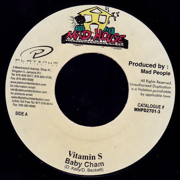 7inch Record BABY CHAM Vitamin S MHPD27013 Mad House 2003 Jamaica Reggae Ska Dub Used
7inch Record BABY CHAM Vitamin S MHPD27013 Mad House 2003 Jamaica Reggae Ska Dub Used