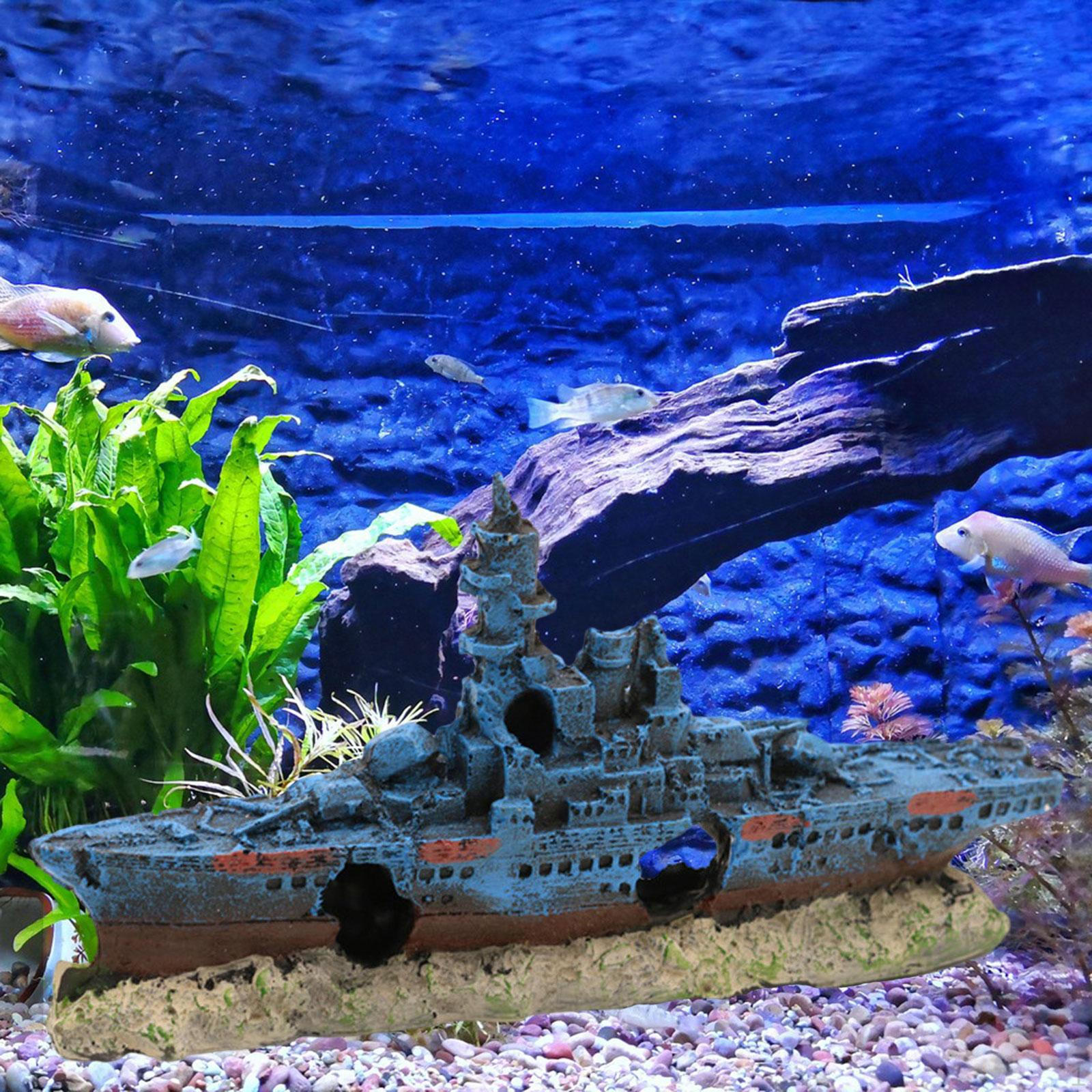 Aquarium Decoration Ship Sculpture Decorative Landscaping Resin Statue Hiding Cave for Table
Aquarium Decoration Ship Sculpture Decorative Landscaping Resin Statue Hiding Cave for Table