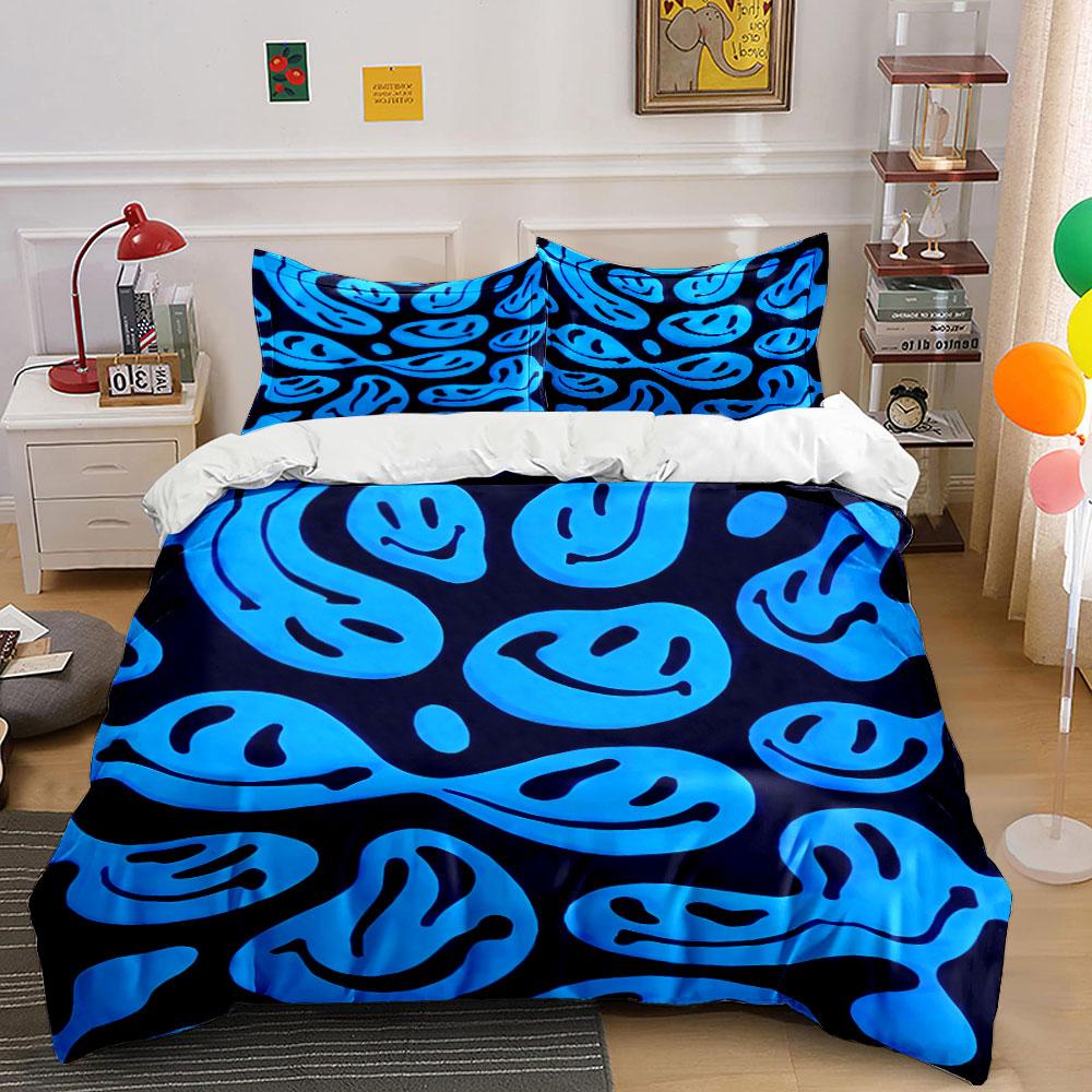 Blue smiley faces. Bedding sets Duvet cover sets Duvet covers Pillowcases(1 * Duvet Cover 2 * Pillowcases, without duvet insert) 135x200cm
Blue smiley faces. Bedding sets Duvet cover sets Duvet covers Pillowcases(1 * Duvet Cover 2 * Pillowcases, without duvet insert) 135x200cm