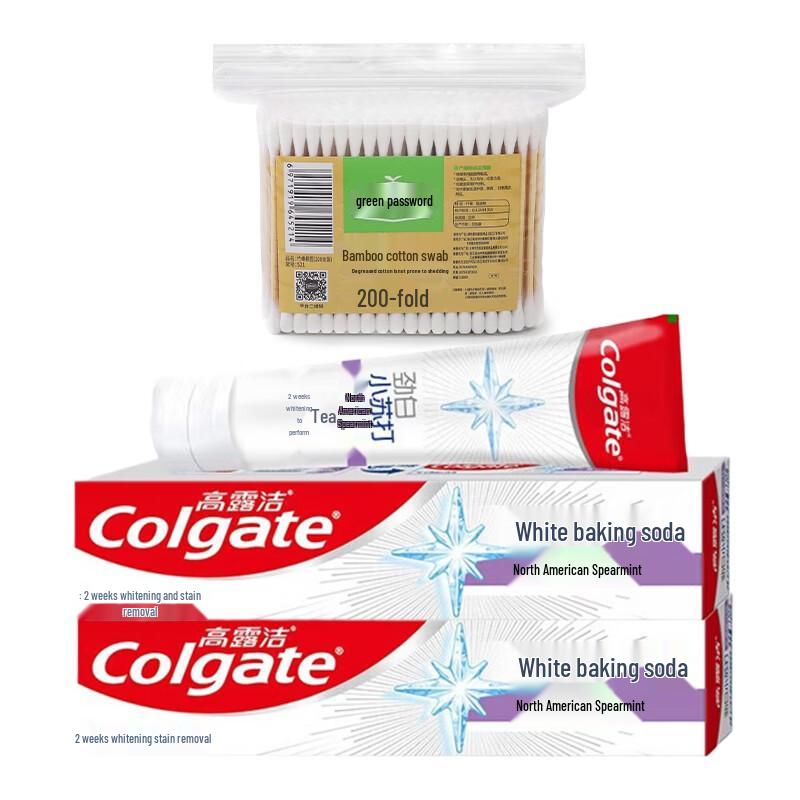 Colgate Whitening Baking Soda Spearmint Toothpaste Set
Colgate Whitening Baking Soda Spearmint Toothpaste Set