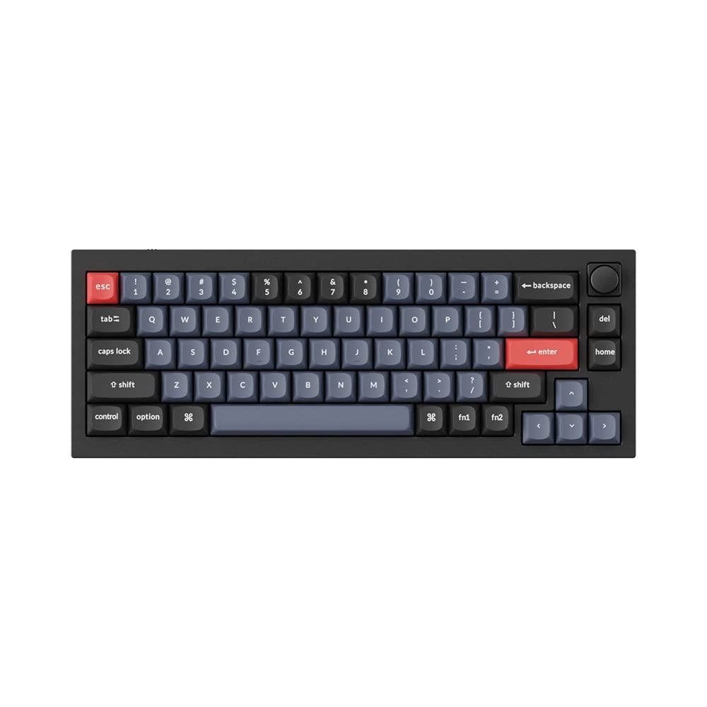 Keychron Q2 Wired Custom Mechanical Keyboard Knob Version, Carbon BlackQMK VIA ProgrammableUS LayoutRGB LightHot Swap Compatible Gateron G Pro
Keychron Q2 Wired Custom Mechanical Keyboard Knob Version, Carbon BlackQMK VIA ProgrammableUS LayoutRGB LightHot Swap Compatible Gateron G Pro