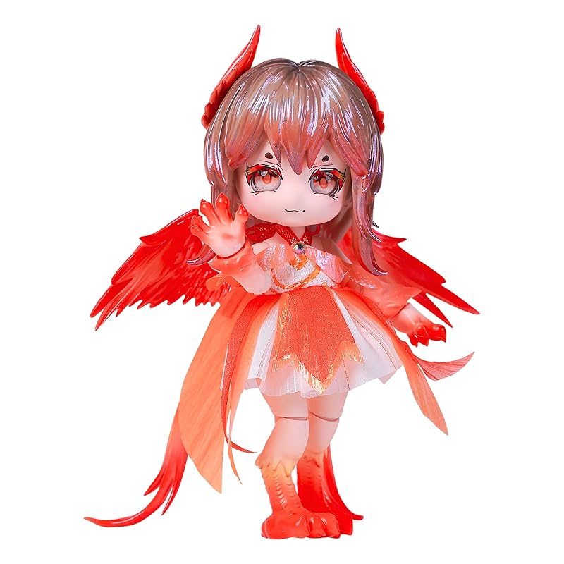 ICY Fortune Days 14cm bjd doll -Beast series doll set, made of PVC&ABS, gift, decoration, DIY Great for exercise, collection, girl doll (Phoenix)
ICY Fortune Days 14cm bjd doll -Beast series doll set, made of PVC&ABS, gift, decoration, DIY Great for exercise, collection, girl doll (Phoenix)