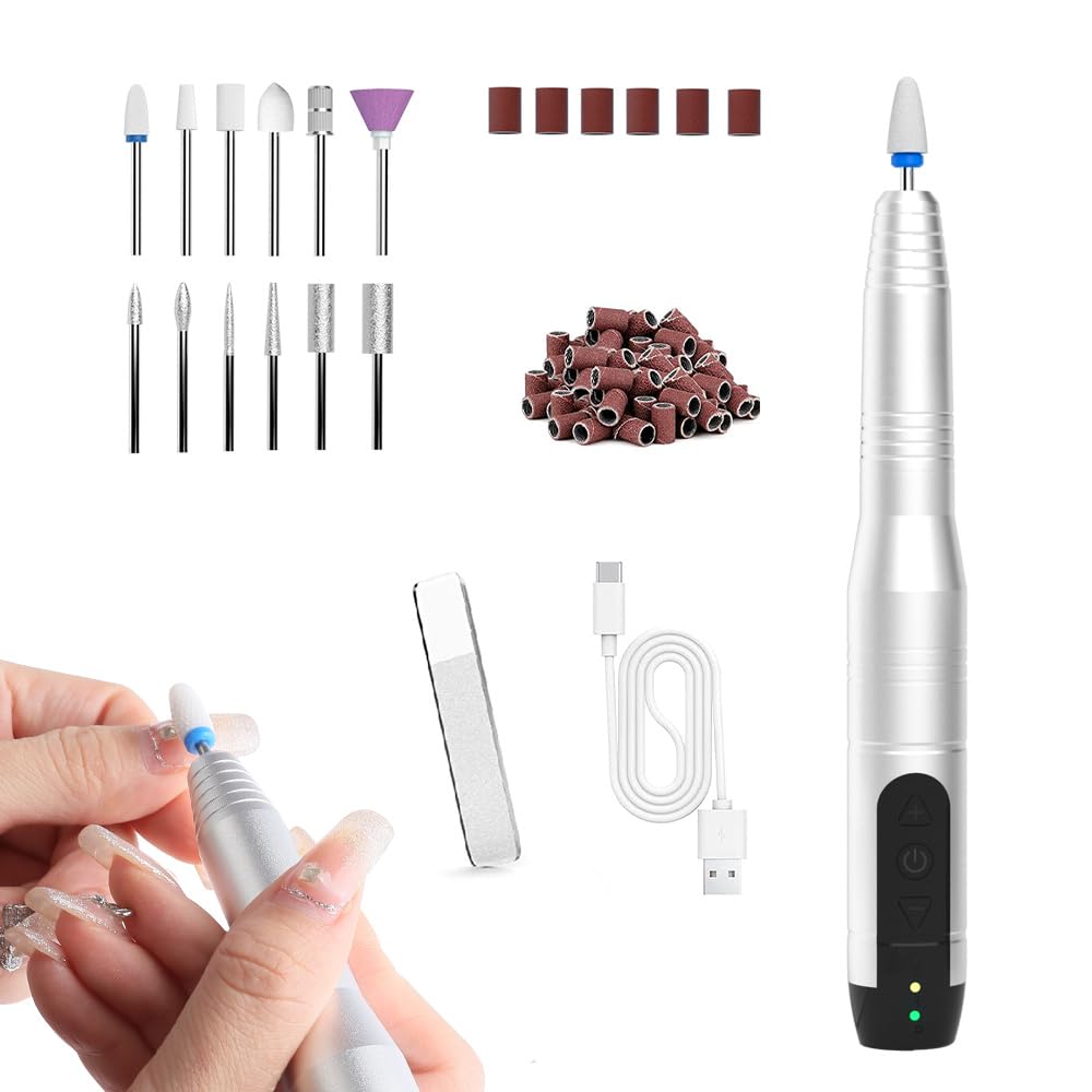 TOUCHBeauty Electric Nail Cordless Electric Nail Machine For Speed Gel USB Electric Nail Care Nail Nail Cuticle Shining Nail For Hands and Home
TOUCHBeauty Electric Nail Cordless Electric Nail Machine For Speed Gel USB Electric Nail Care Nail Nail Cuticle Shining Nail For Hands and Home