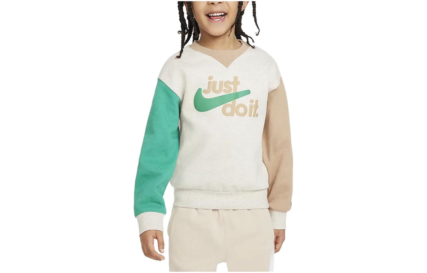 Nike Sweatshirt Color Adjustment Ivory White Kids HF2588-198 6
Nike Sweatshirt Color Adjustment Ivory White Kids HF2588-198 6