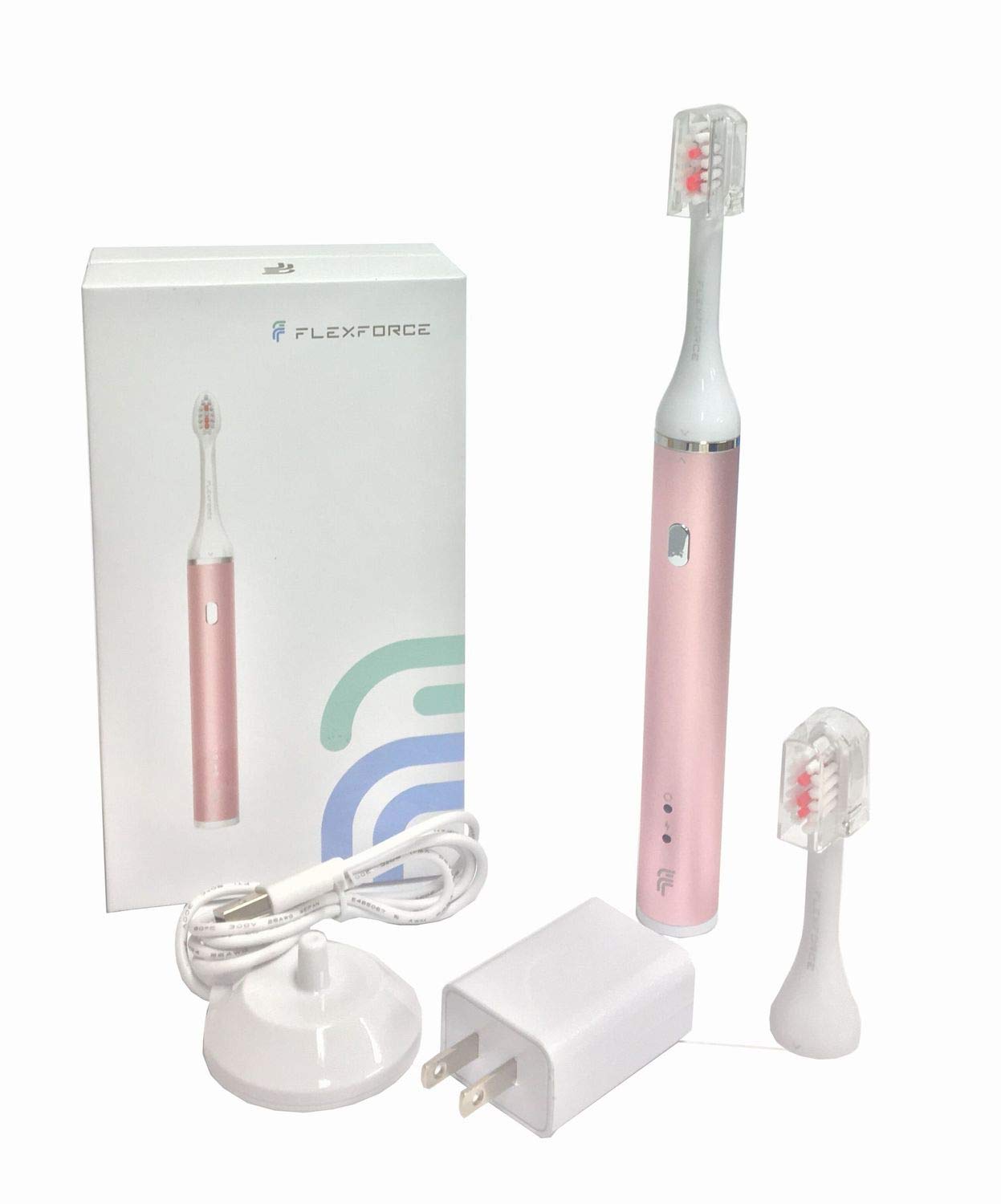 with the first Electric Toothbrush Rose Gold [Equipped industry s mechanism! FLEXFORCE
with the first Electric Toothbrush Rose Gold [Equipped industry s mechanism! FLEXFORCE