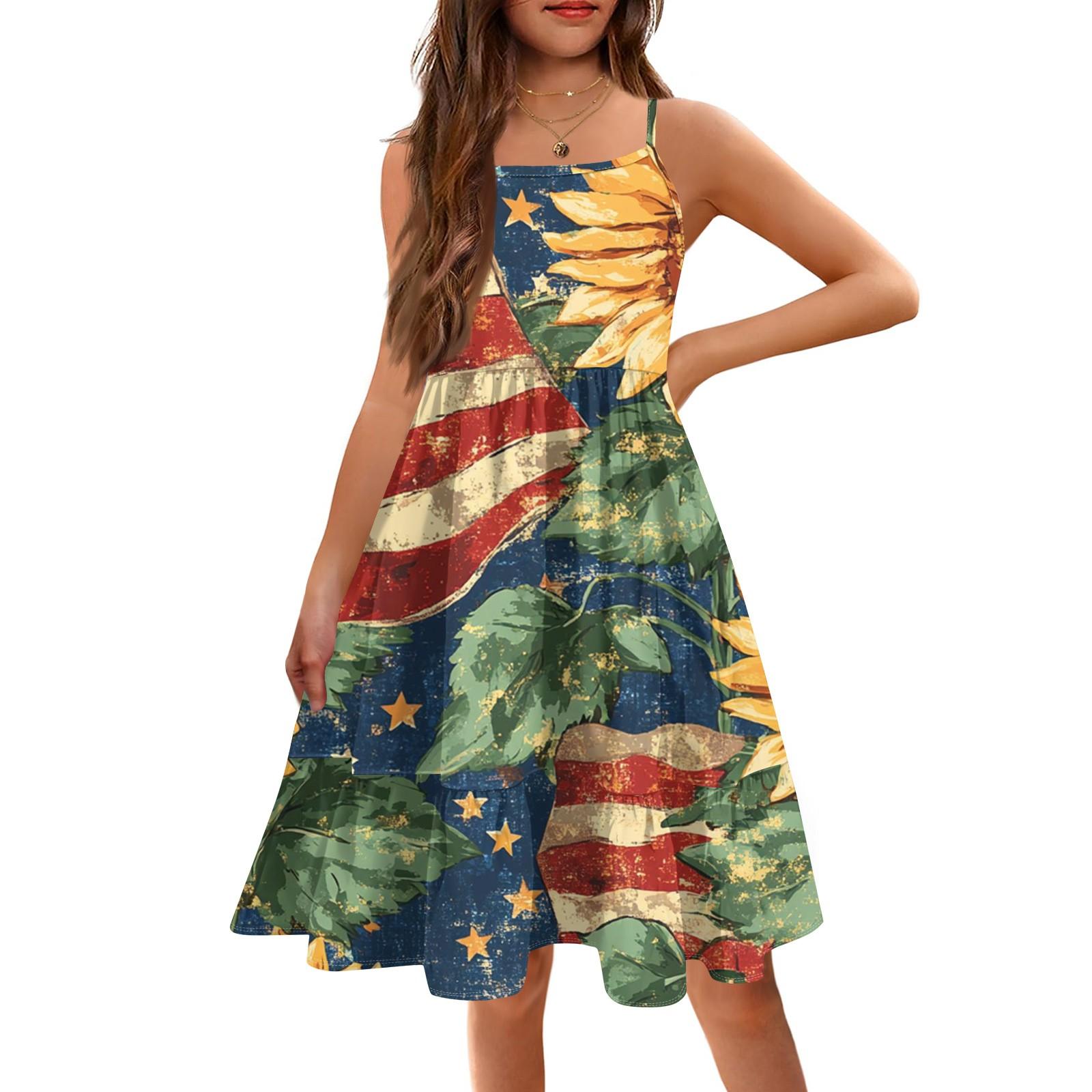 Summer Children s Girls Sleeveless Cute Princess Casual Independence Day Dress 140
Summer Children s Girls Sleeveless Cute Princess Casual Independence Day Dress 140