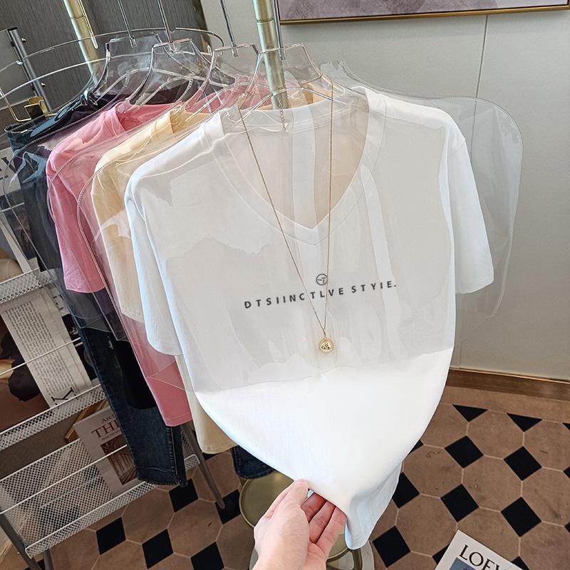 2025 New Summer Pink T-Shirt Women s Short Sleeve V-Neck Loose Chicken Heart Neck Cotton Half Sleeve Front Shoulder Short Top S
2025 New Summer Pink T-Shirt Women s Short Sleeve V-Neck Loose Chicken Heart Neck Cotton Half Sleeve Front Shoulder Short Top S