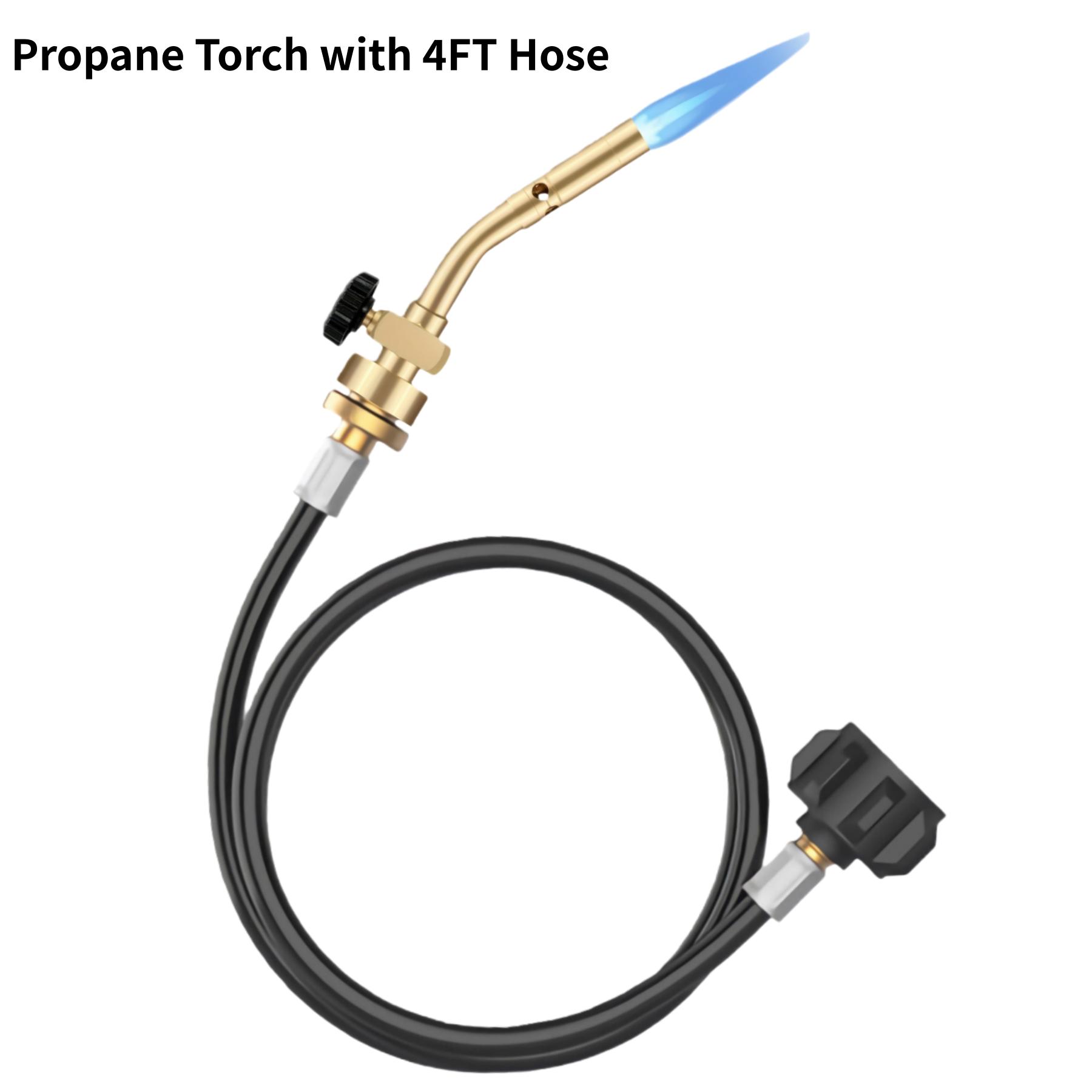 Professional MAPP Propane Torch with 4FT Hose Self-Igniting Turbo Torch for Plumbing HVAC Soldering & High-Heat Brass Welding світло-сірого кольору
Professional MAPP Propane Torch with 4FT Hose Self-Igniting Turbo Torch for Plumbing HVAC Soldering & High-Heat Brass Welding світло-сірого кольору