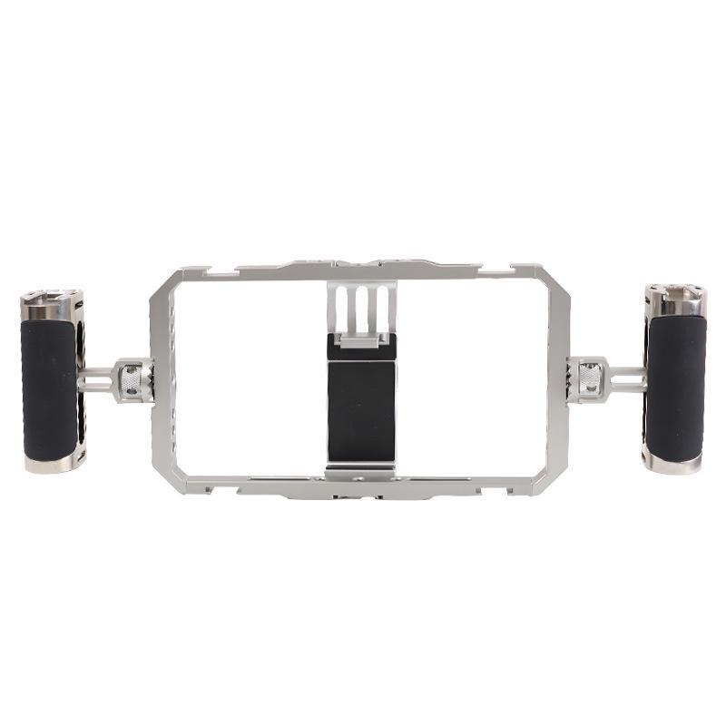 Universal Aluminum Handheld Multi-functional Phone Stabilizer Rabbit Cage Frame with Dual Handles
Universal Aluminum Handheld Multi-functional Phone Stabilizer Rabbit Cage Frame with Dual Handles