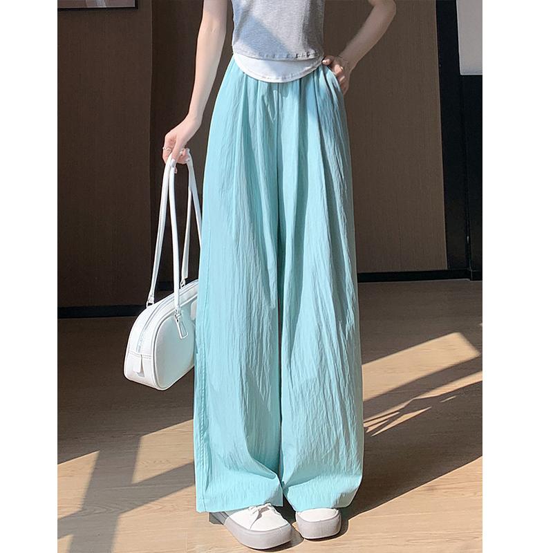 Spring Summer Women Loose Wide Leg Pants Casual Elastic Waist Stright Long Wide Leg Pants Female Casual Female Pants Trousers XXL озеро синього кольору
Spring Summer Women Loose Wide Leg Pants Casual Elastic Waist Stright Long Wide Leg Pants Female Casual Female Pants Trousers XXL озеро синього кольору