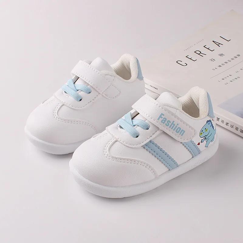 Cartoon Dinosaur Baby Sneakers Spring Autumn New Children Soft Shoes for Boys Girls Outdoor Stripes Toddler Walking Shoes H01243 16 синій
Cartoon Dinosaur Baby Sneakers Spring Autumn New Children Soft Shoes for Boys Girls Outdoor Stripes Toddler Walking Shoes H01243 16 синій