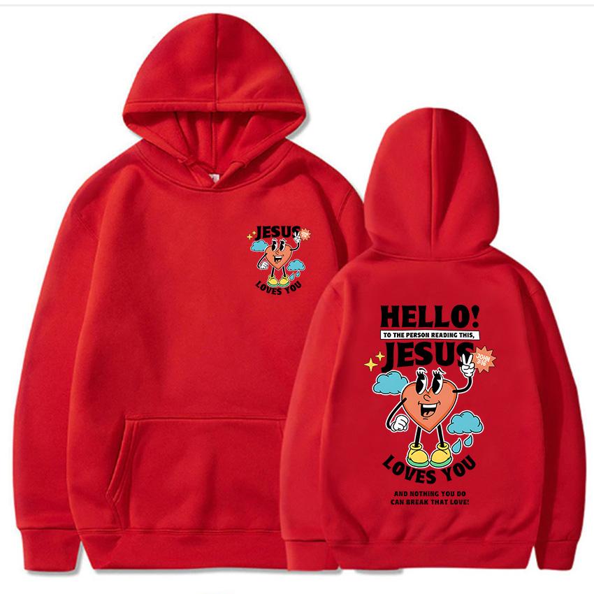 Уличная одежда Хип-хоп Мужская одежда Христианский Иисус любит тебя Библейский стих Толстовки Мультяшная графика Sudaderas Moletom 3XL
Уличная одежда Хип-хоп Мужская одежда Христианский Иисус любит тебя Библейский стих Толстовки Мультяшная графика Sudaderas Moletom 3XL