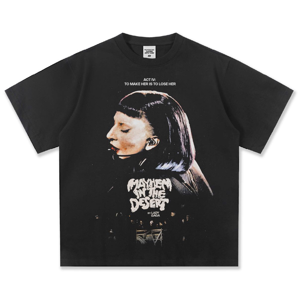Lady Gaga Mayhem In The Desert Graphic TShirt Women Unisex Oversized Pop Singer Casual Cotton Short Sleeve Punk Fashion For Party M
Lady Gaga Mayhem In The Desert Graphic TShirt Women Unisex Oversized Pop Singer Casual Cotton Short Sleeve Punk Fashion For Party M