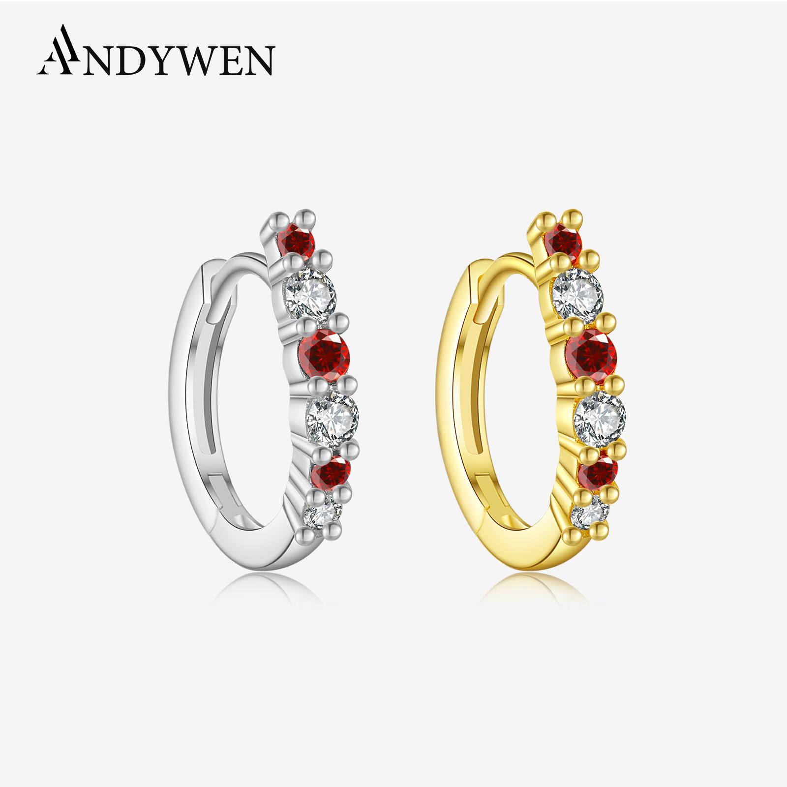 ANDYWEN Серьги-кольца из стерлингового серебра 925 пробы, элегантные женские серьги с нерегулярными кубическими цирконами, ювелирные украшения для помолвки m
ANDYWEN Серьги-кольца из стерлингового серебра 925 пробы, элегантные женские серьги с нерегулярными кубическими цирконами, ювелирные украшения для помолвки m