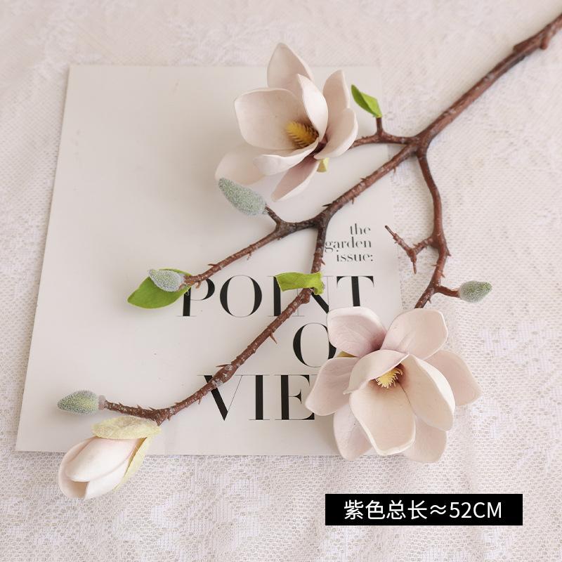 New simulation feel small magnolia, home flower arrangement ornament wedding stage road guide decoration fake flower фіолетовий
New simulation feel small magnolia, home flower arrangement ornament wedding stage road guide decoration fake flower фіолетовий