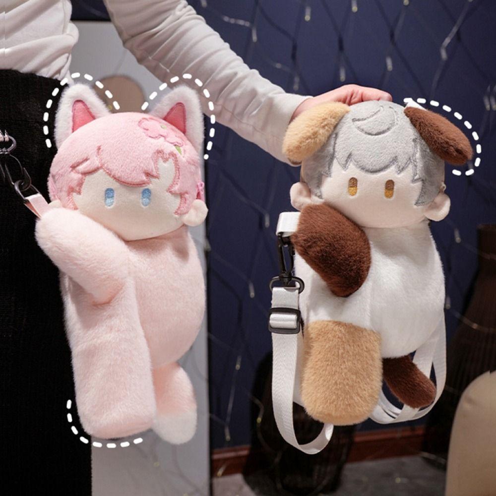 Plush Doll Sheep Plush Backpack Phone Bag Cartoon Plush Schoolbag Dog Doll Shoulder Bag Outdoor синій
Plush Doll Sheep Plush Backpack Phone Bag Cartoon Plush Schoolbag Dog Doll Shoulder Bag Outdoor синій