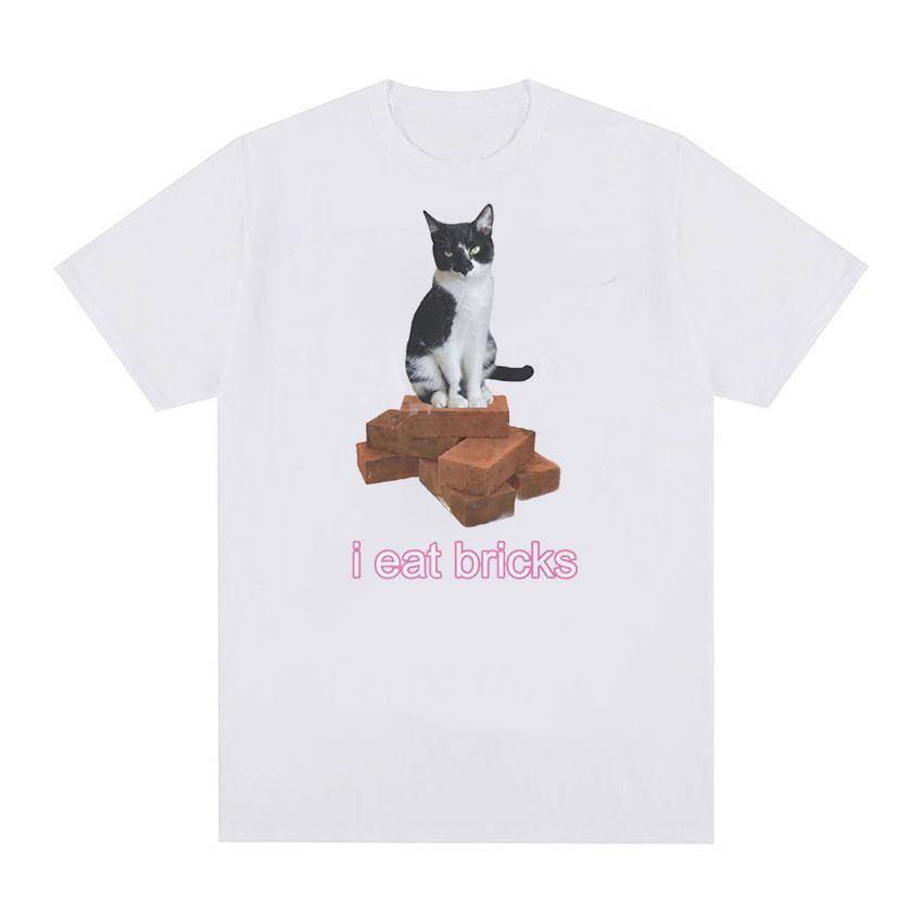 Футболка I Eat Bricks Cute Cat Meme, мужская и женская модная повседневная футболка с коротким рукавом, удобные хлопковые футболки большого размера высокого качества
Футболка I Eat Bricks Cute Cat Meme, мужская и женская модная повседневная футболка с коротким рукавом, удобные хлопковые футболки большого размера высокого качества