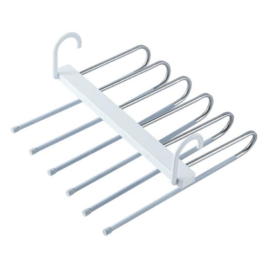 Складная вешалка для брюк из нержавеющей стали, большая вместимость, бесшовная противоскользящая, выдерживает большую нагрузку, органайзер для шкафа, джинсы, юбки, шарф, брюки, вертикальная вешалка для хранения белый
Складная вешалка для брюк из нержавеющей стали, большая вместимость, бесшовная противоскользящая, выдерживает большую нагрузку, органайзер для шкафа, джинсы, юбки, шарф, брюки, вертикальная вешалка для хранения белый