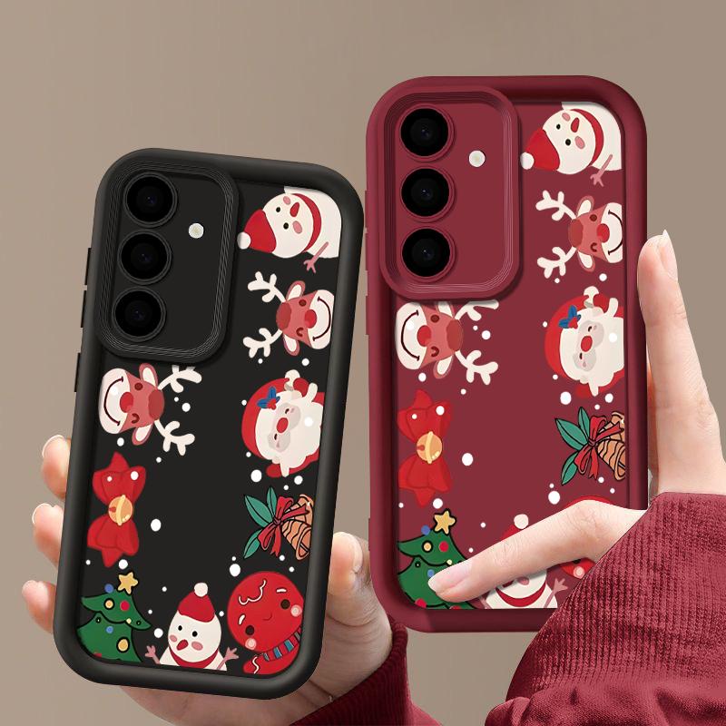 Чехол с рисунком мультяшного рождественского снеговика и лося для Samsung S24 FE S23 Ultra S22 S21 A54 A34 A55 A52 A35 A14, мягкий силиконовый матовый противоударный чехол для телефона Samsung S24 чёрный
Чехол с рисунком мультяшного рождественского снеговика и лося для Samsung S24 FE S23 Ultra S22 S21 A54 A34 A55 A52 A35 A14, мягкий силиконовый матовый противоударный чехол для телефона Samsung S24 чёрный