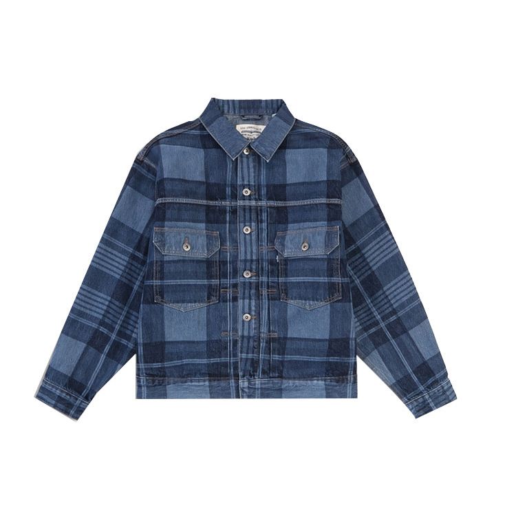 Мужская джинсовая куртка Levis Plaid, синяя 21261-0009 XS
Мужская джинсовая куртка Levis Plaid, синяя 21261-0009 XS