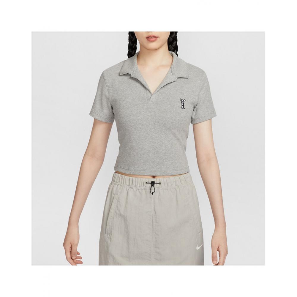 A Nike SportSweAr Women S Short Sleeve Polo Top Hj6852 063 grey black white/80
A Nike SportSweAr Women S Short Sleeve Polo Top Hj6852 063 grey black white/80