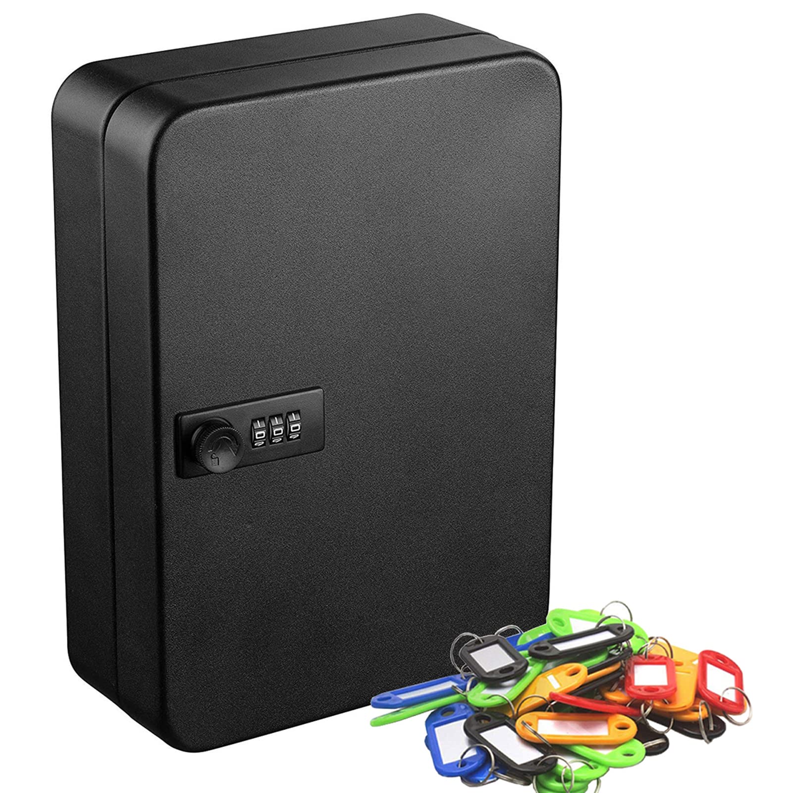 Key Box, Key Case, Wall Mount, Combination Lock Type, Key Storage, Office/Home Use, 45 Keys (Black)
Key Box, Key Case, Wall Mount, Combination Lock Type, Key Storage, Office/Home Use, 45 Keys (Black)