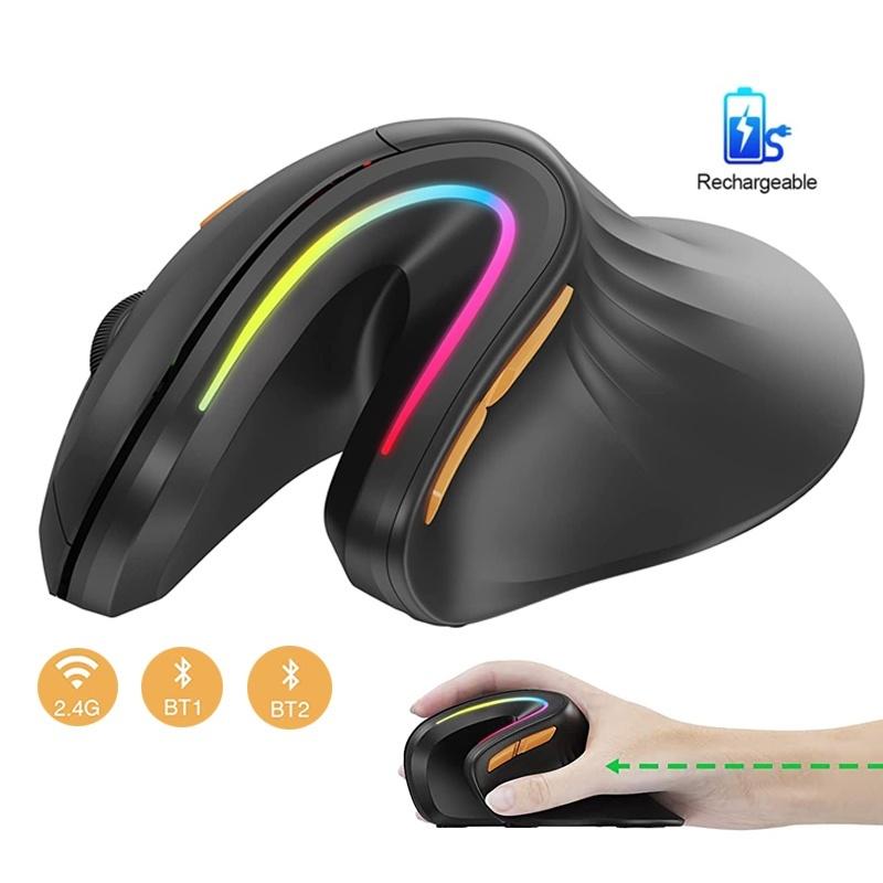 RGB Bluetooth Вертикальная мышь Беспроводная 2.4G Перезаряжаемая волшебная мышь для компьютера Macbook Ноутбук Эргономичные мыши Игровой светодиод
RGB Bluetooth Вертикальная мышь Беспроводная 2.4G Перезаряжаемая волшебная мышь для компьютера Macbook Ноутбук Эргономичные мыши Игровой светодиод