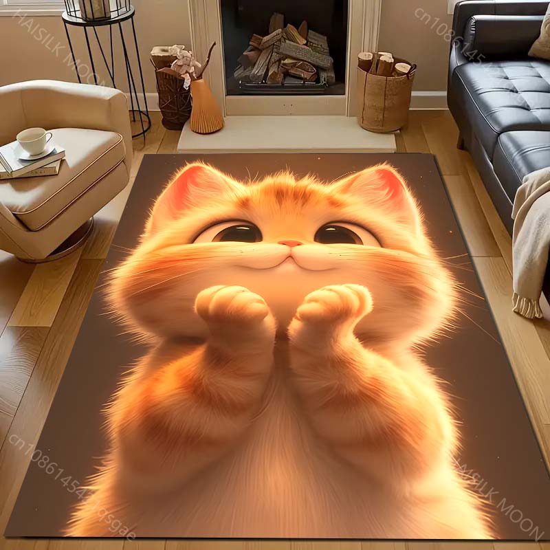 Милый Забавный Ковер с Кошачьим Узором для Спальни Гостиной Прикроватный Диванный Коврик для Пола Современный Домашний Декор Ковер Большого Размера 40x60cm (16x24in)
Милый Забавный Ковер с Кошачьим Узором для Спальни Гостиной Прикроватный Диванный Коврик для Пола Современный Домашний Декор Ковер Большого Размера 40x60cm (16x24in)