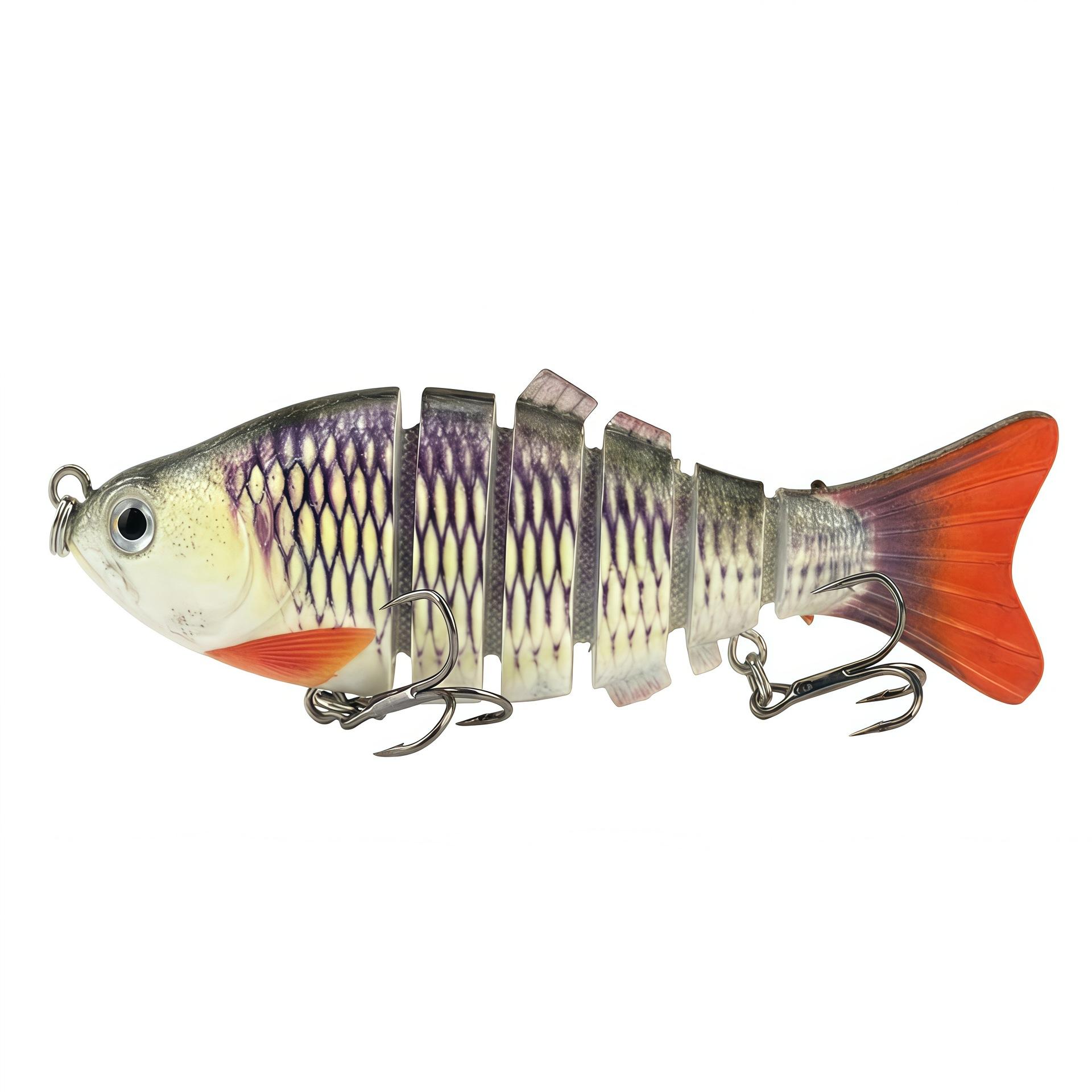 Submerged 6-knot Swimming Style, Stylish Multi Knot Fish Simulation, Lure Fishing Equipment, Fishing Gear
Submerged 6-knot Swimming Style, Stylish Multi Knot Fish Simulation, Lure Fishing Equipment, Fishing Gear
